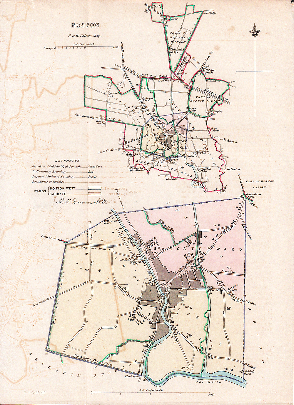 Boston Town Plan - RK Dawson 