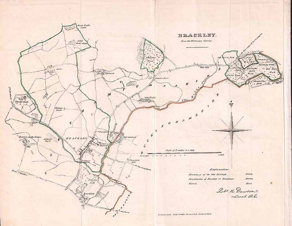 Brackley Town Plan  -  RK Dawson