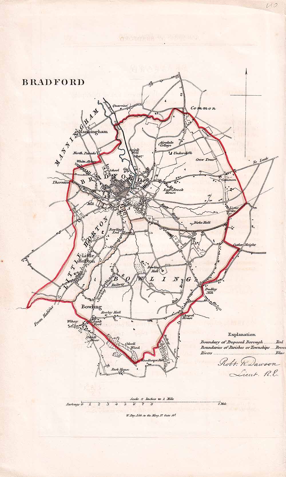 Bradford Town Plan - RK Dawson 