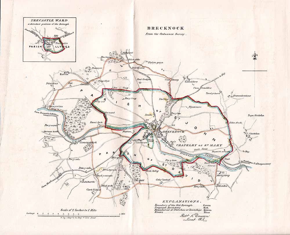Brecknock Town Plan - RK Dawson 