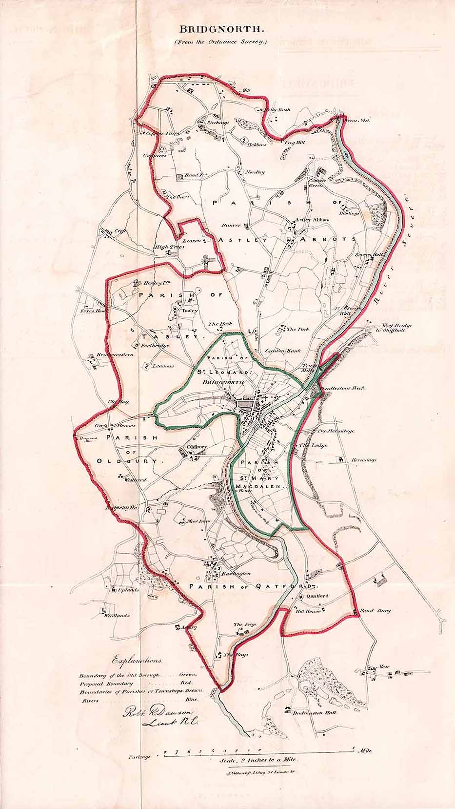 Bridgnorth Town Plan - RK Dawson 