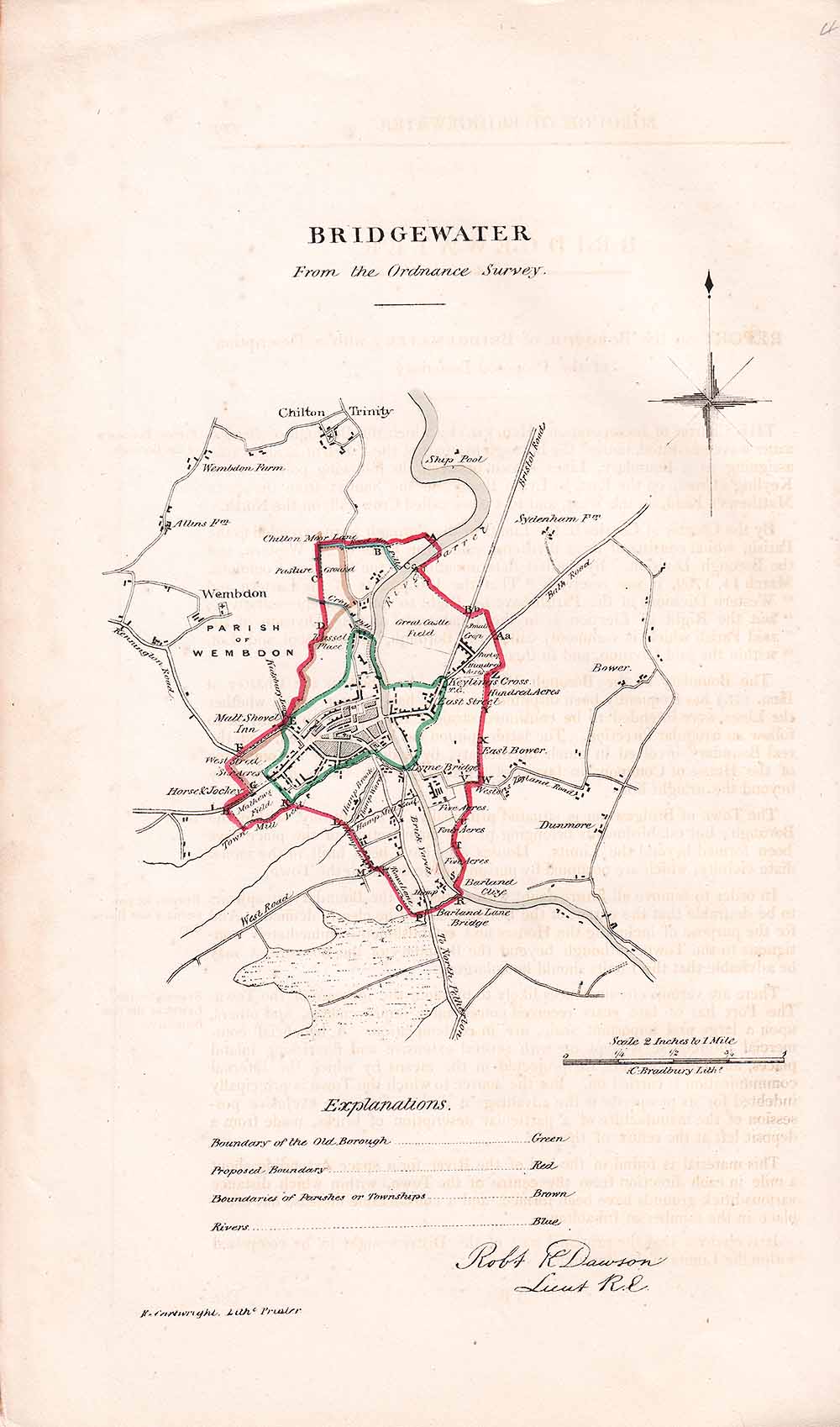 Bridgewater Town Plan - RK Dawson 