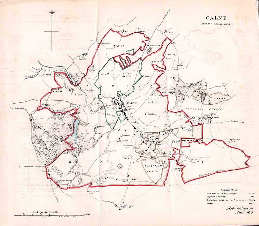 Calne Town Plan - RK Dawson 