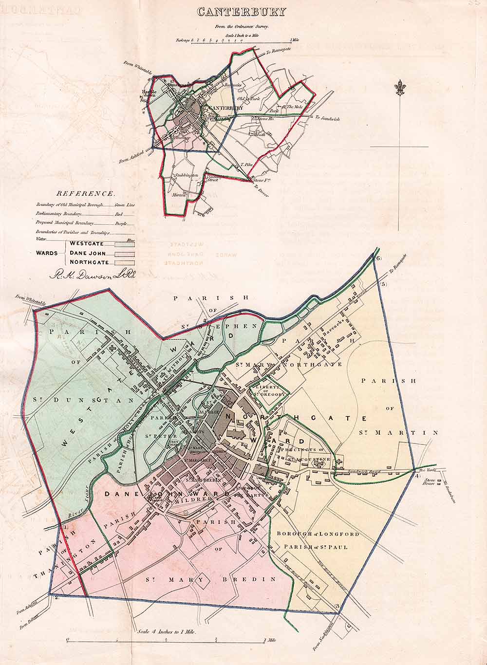 Canterbury Town Plan - RK Dawson 