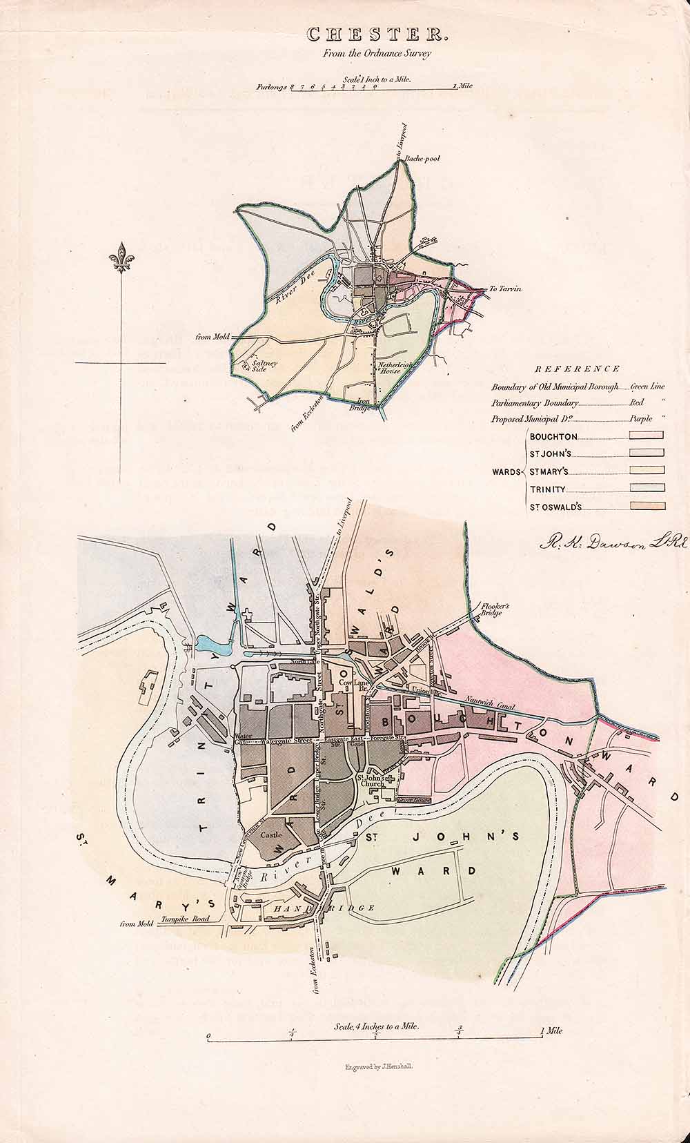 Chester Town Plan  -  RK Dawson