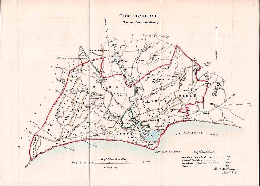 Christchurch Town Plan - RK Dawson 