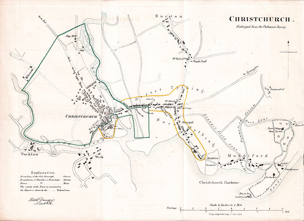 Christchurch Town Plan - RK Dawson 