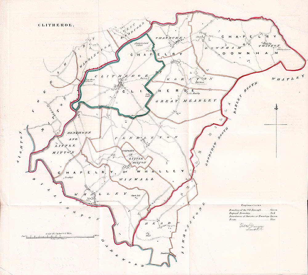 Clitheroe Town Plan - RK Dawson 