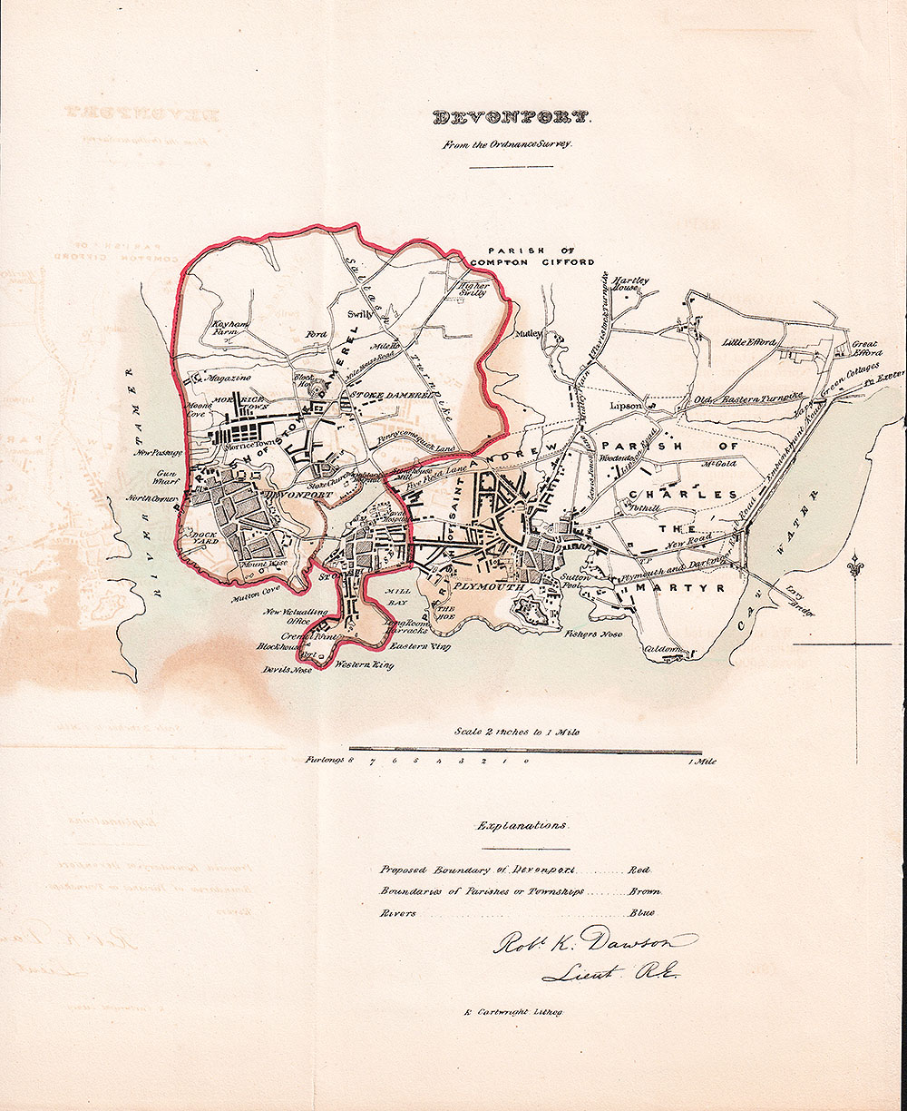 Devonport Town Plan - RK Dawson  