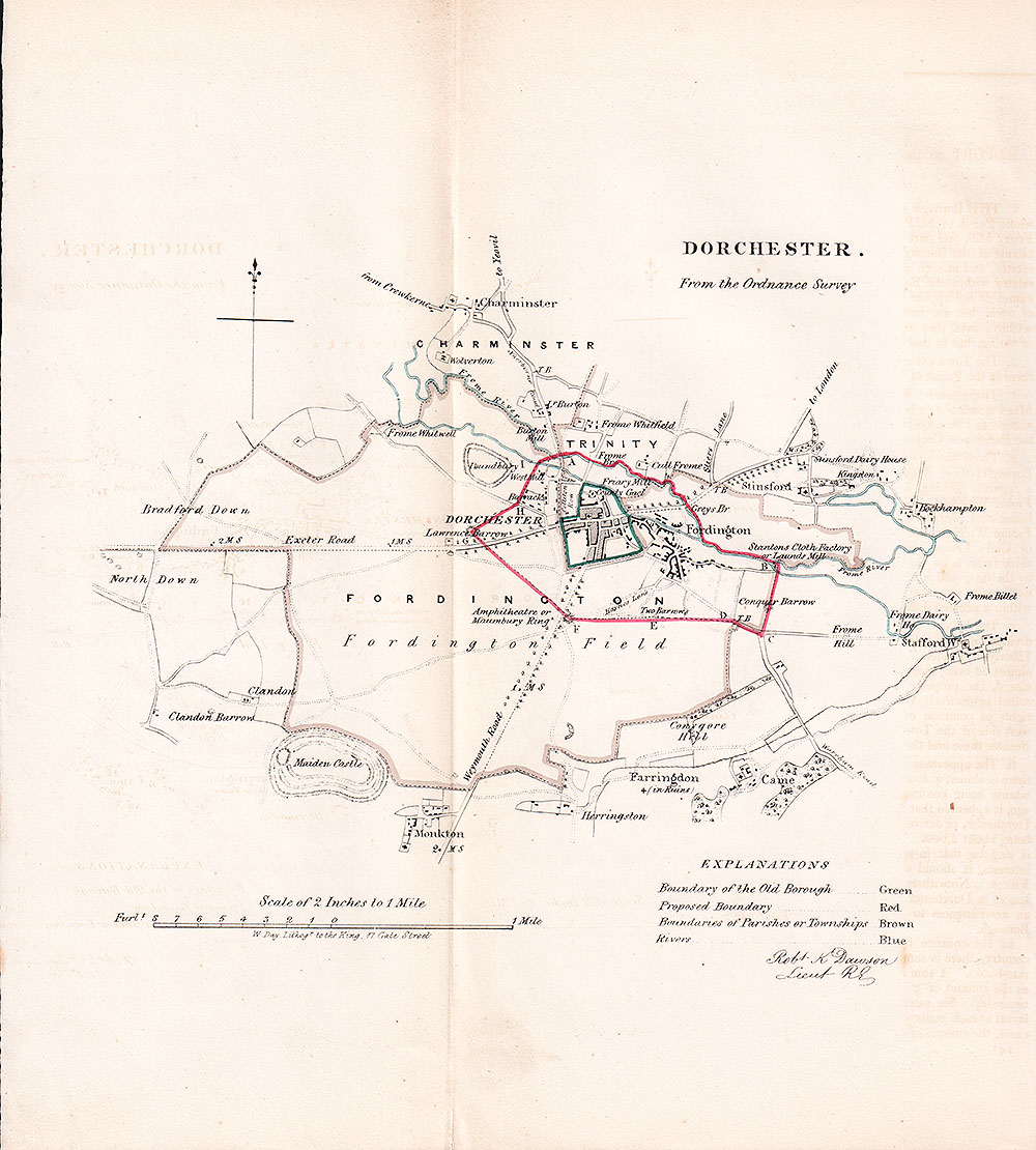 Dorchester Town Plan - RK Dawson 