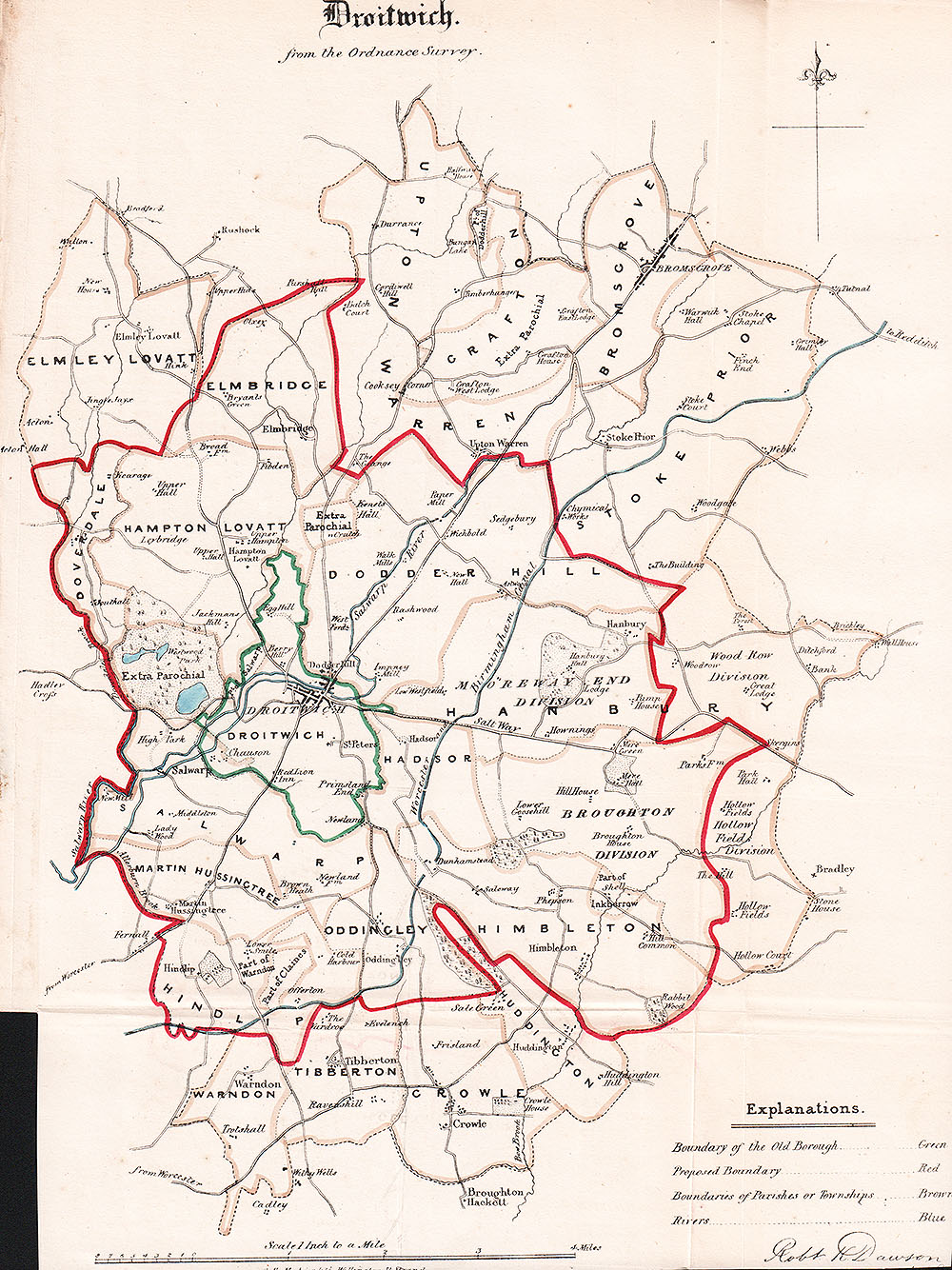 Town Plan  -  Droitwich