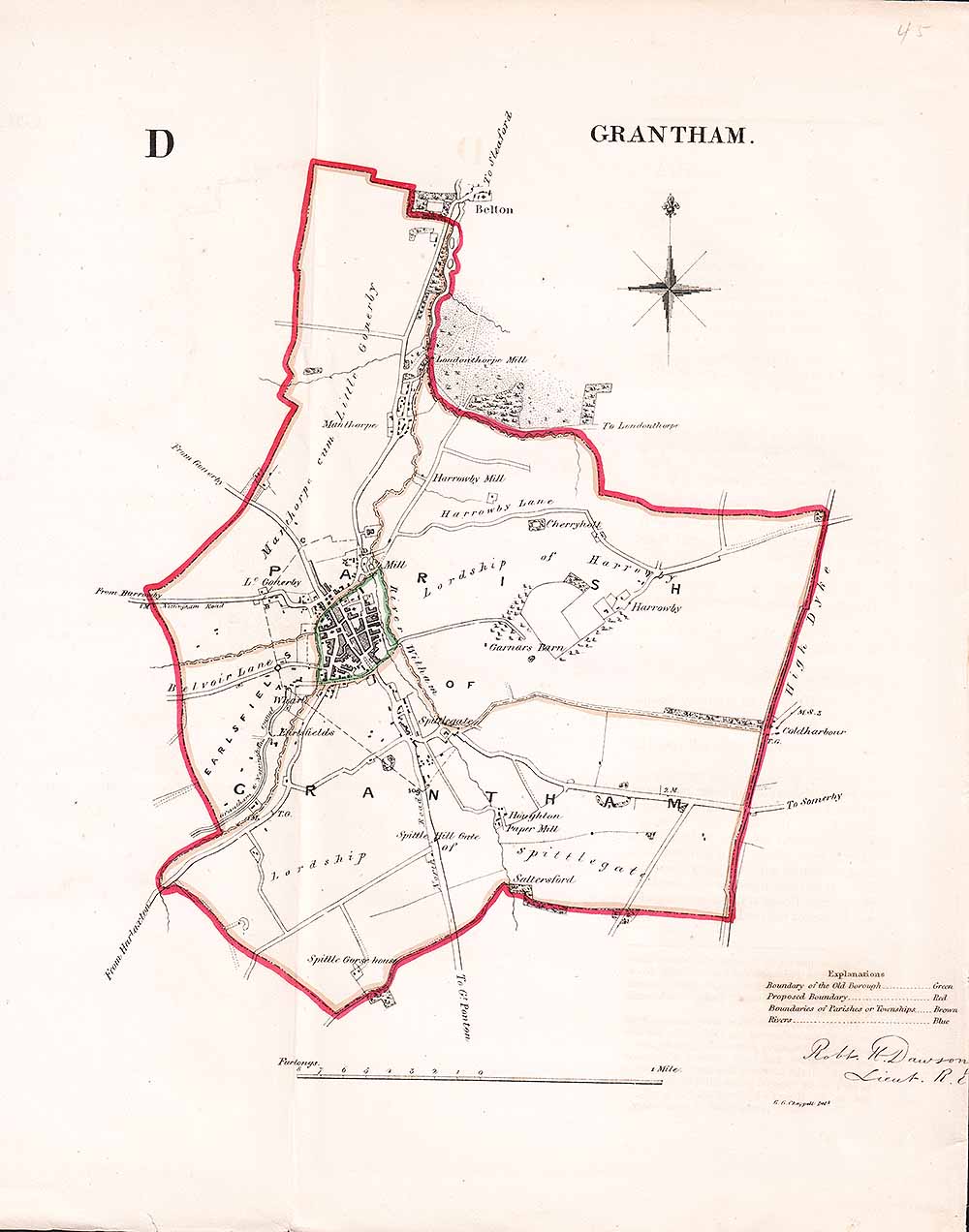 GranthamTown Plan - RK Dawson