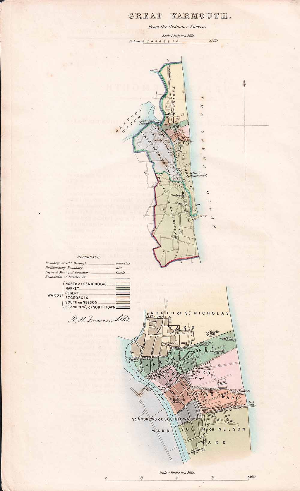 Great Yarmouth Town Plan - RK Dawson  