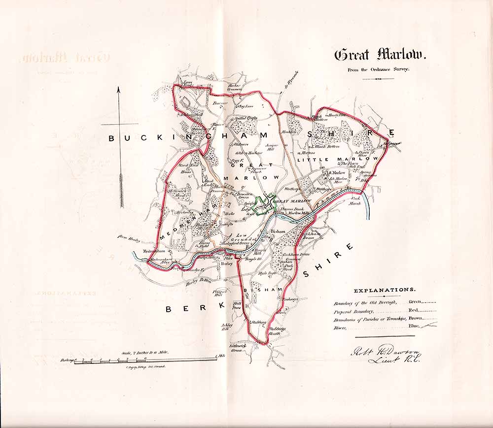 Great Marlow Town Plan - RK Dawson 