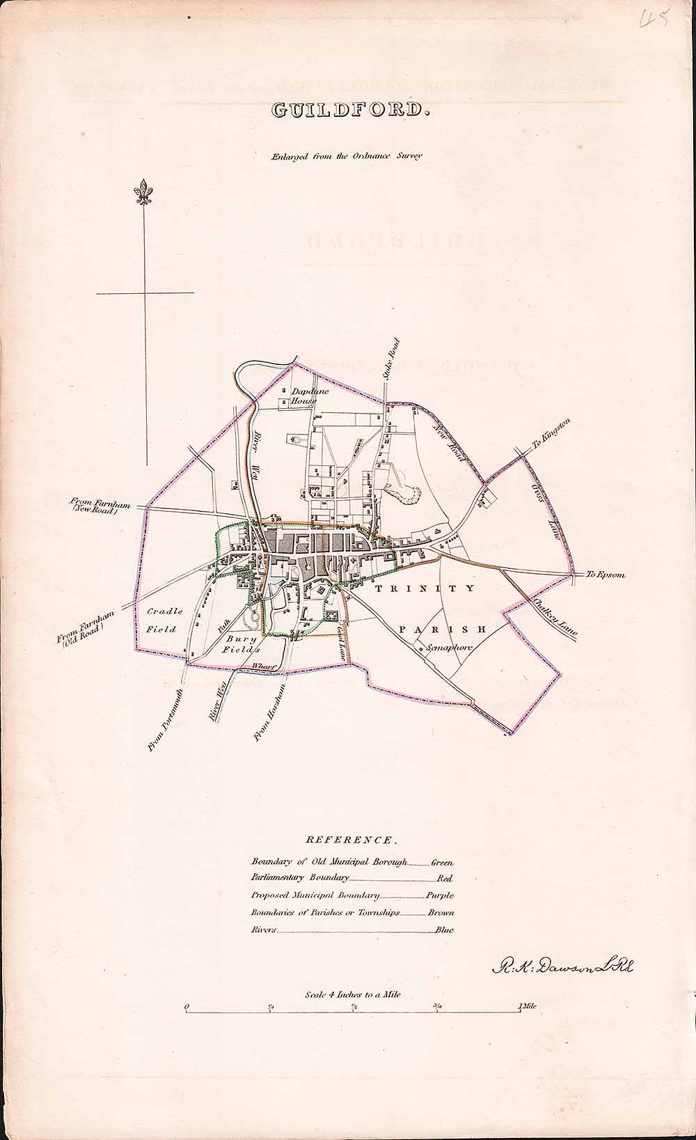 Guildford Town Plan - RK Dawson 