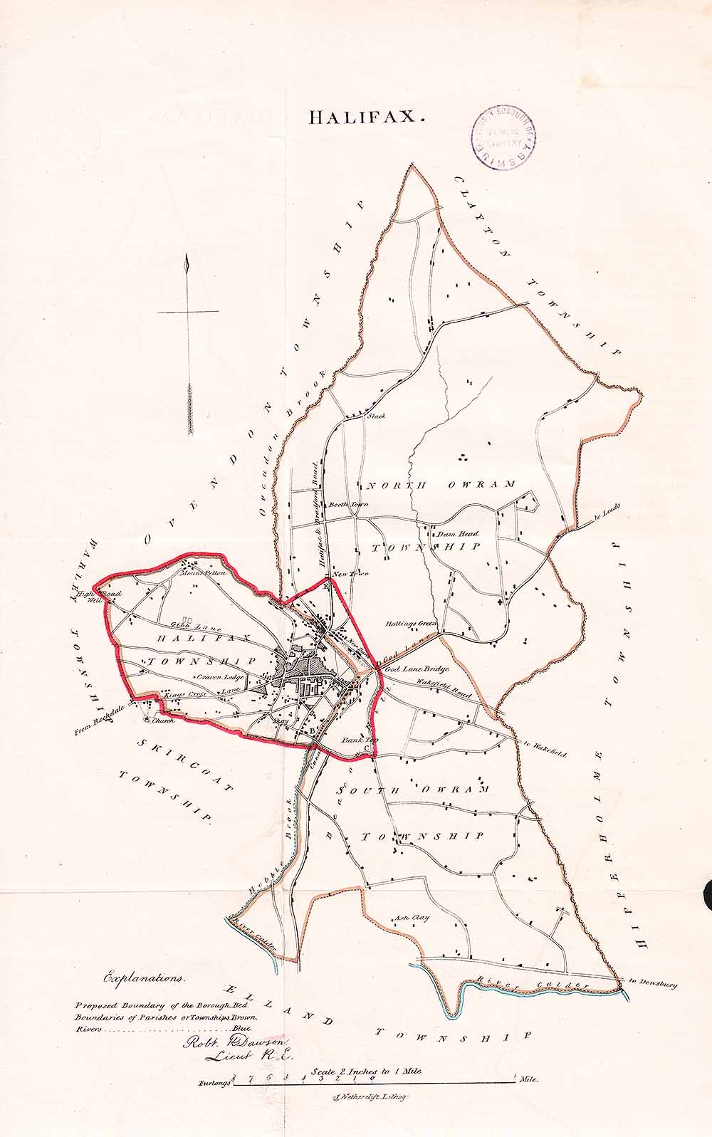 Halifax Town Plan - RK Dawson 