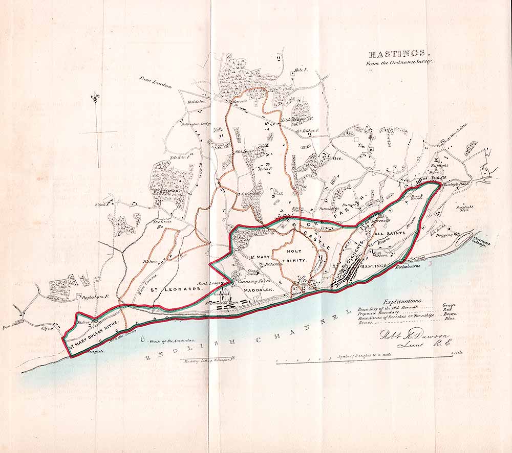 Hastings Town Plan - RK Dawson 