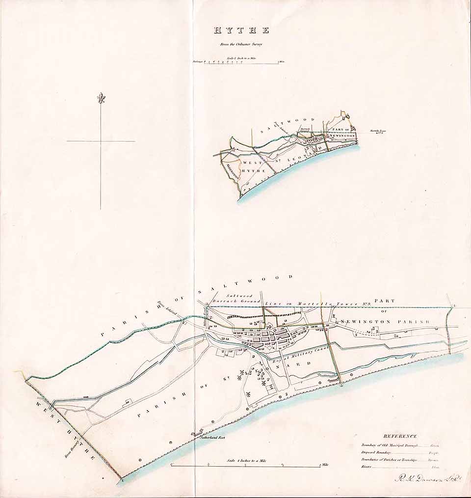 Hythe Town Plan - RK Dawson 