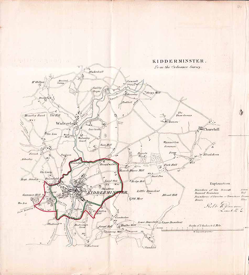 Kidderminster Town Plan - RK Dawson 