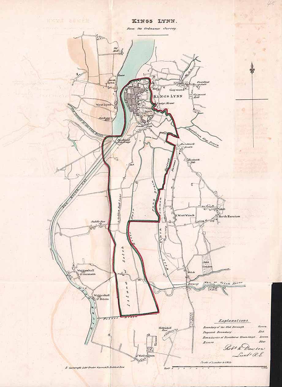 Kings Lynn Town Plan - RK Dawson 