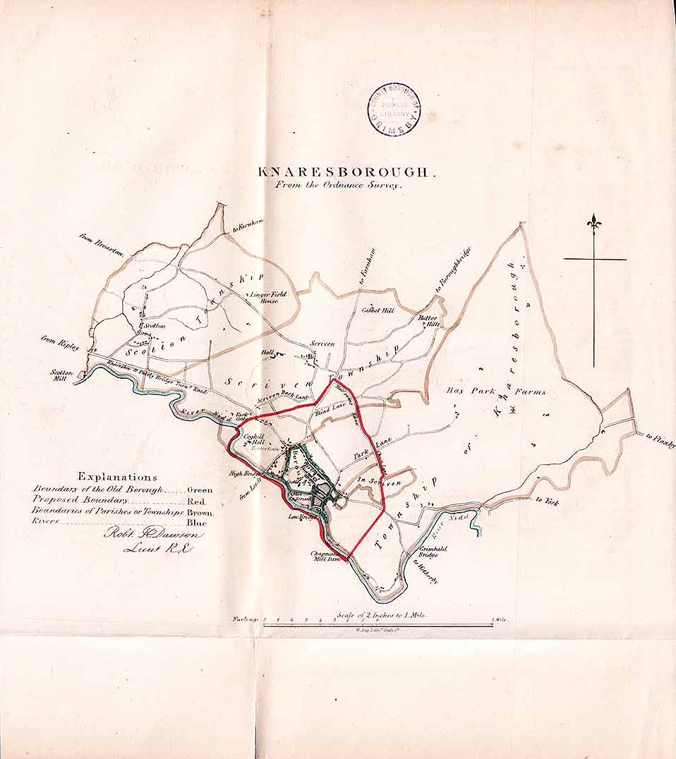 Knaresborough Town Plan - RK Dawson 