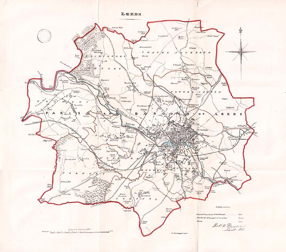 Leeds Town Plan - RK Dawson