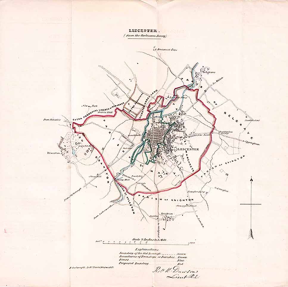 Leicester Town Plan - RK Dawson  