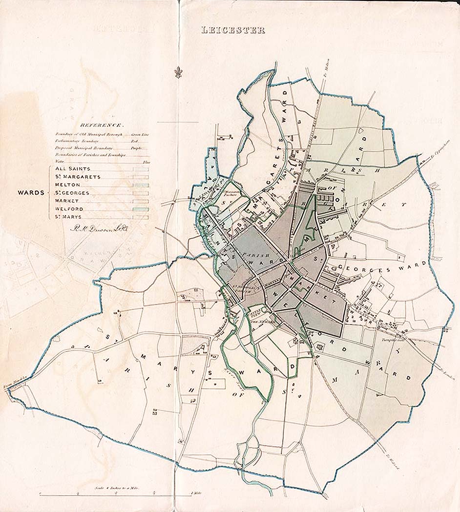 Leicester Town Plan - RK Dawson  