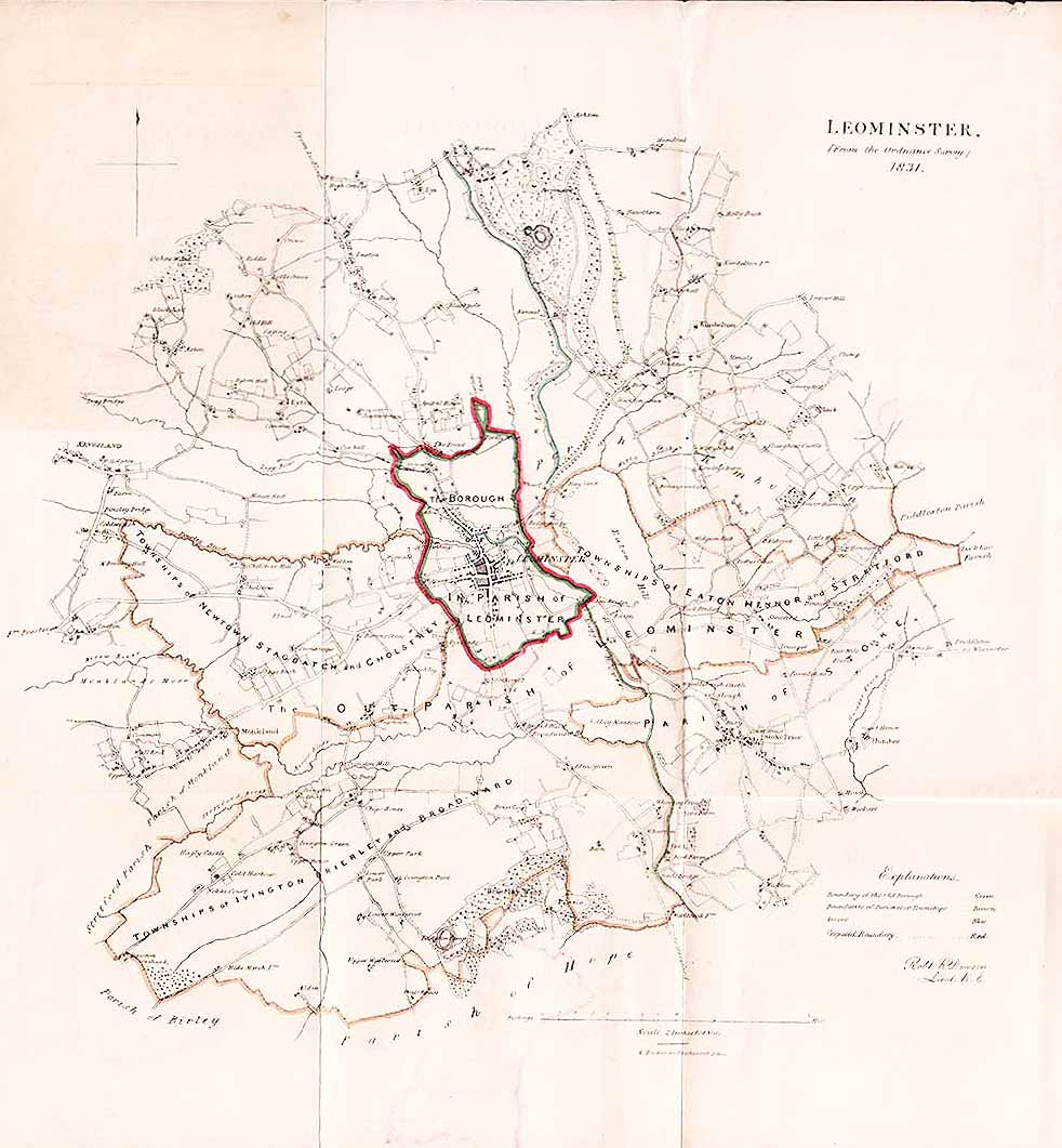 Leominster Town Plan - RK Dawson 