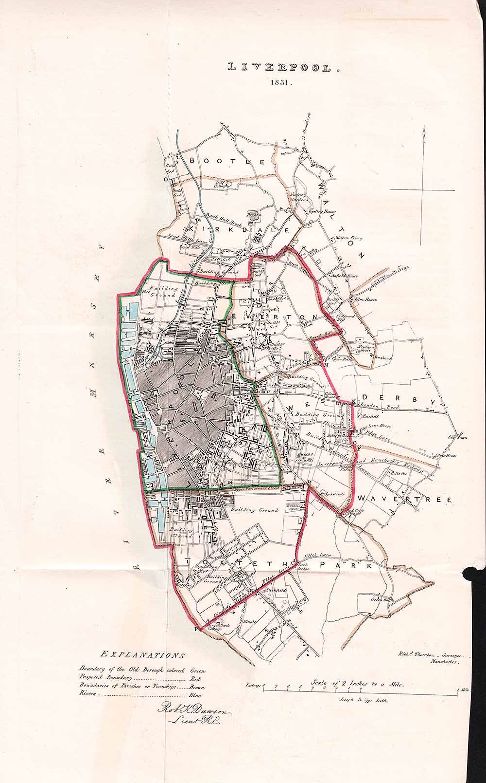 Liverpool Town Plan - RK Dawson 