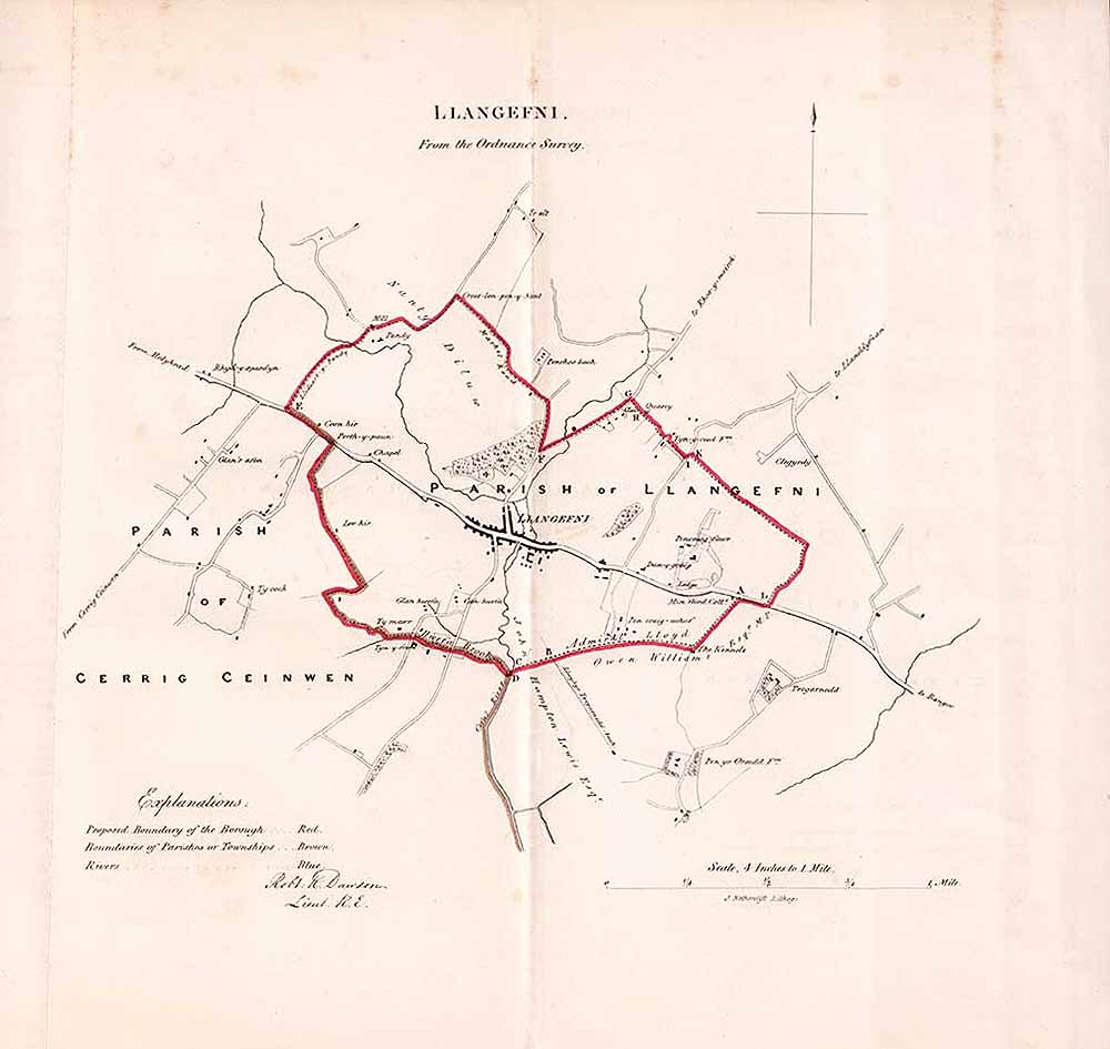 Llangefni Town Plan - RK Dawson  