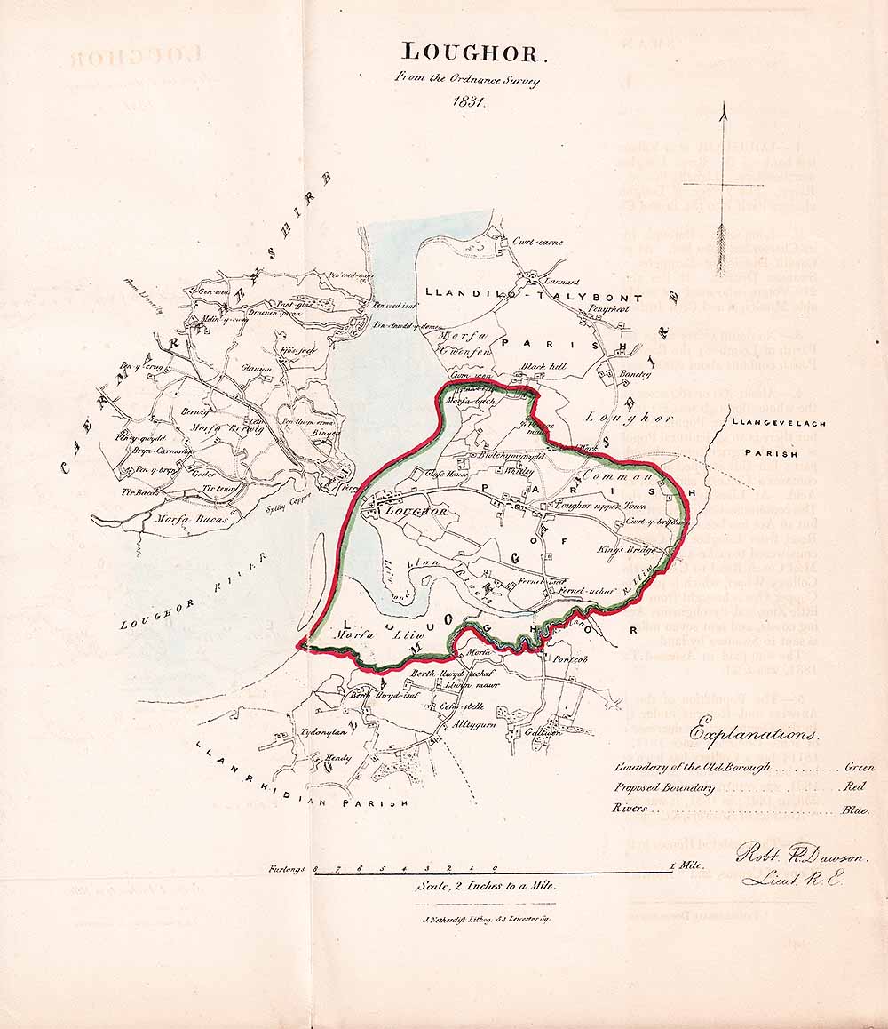 Loughor Town Plan - RK Dawson