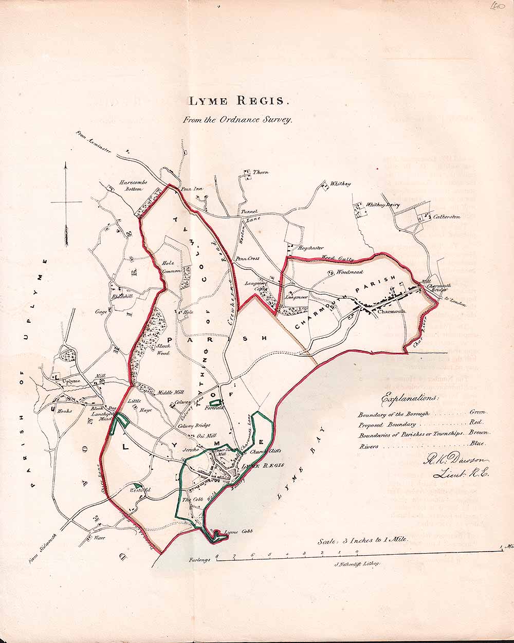 Lyme Regis Town Plan - RK Dawson 