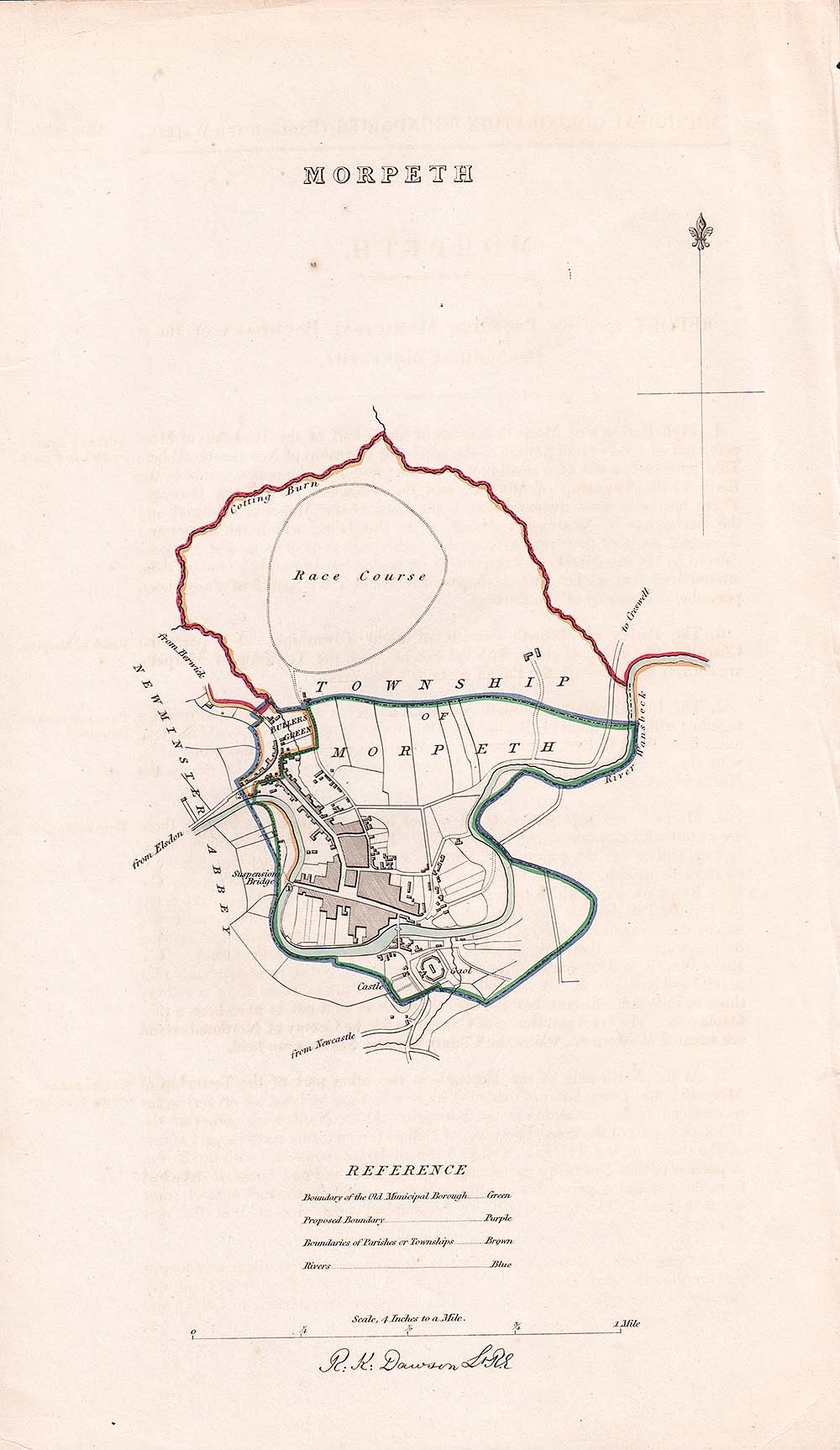 Morpeth Town Plan - RK Dawson 