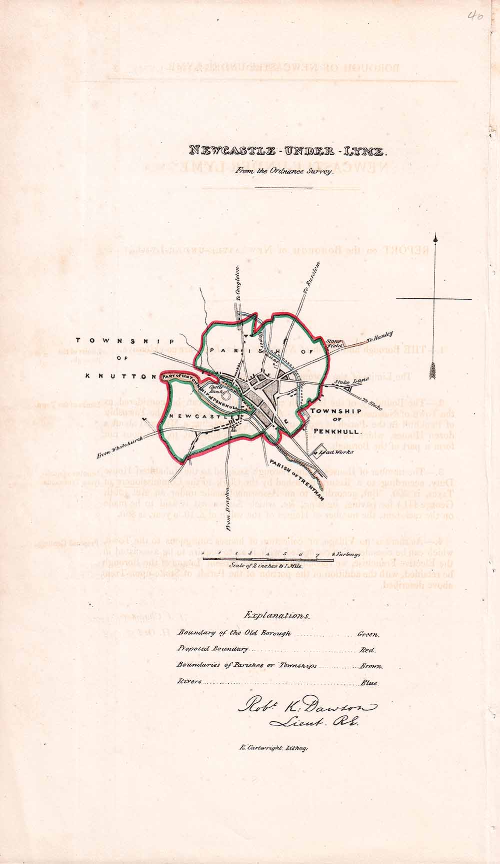 Newcastle under Lyme Town Plan - RK Dawson 