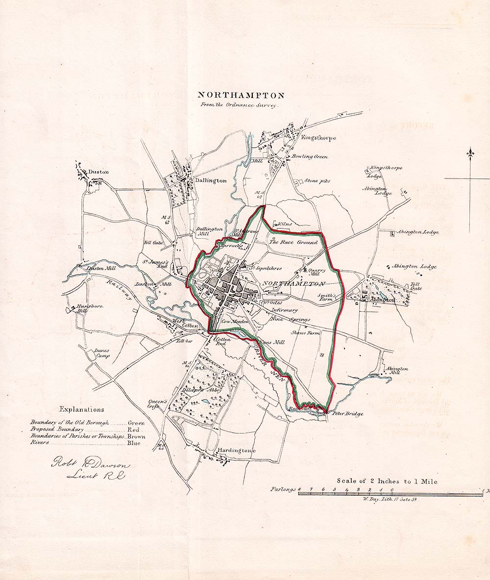 Northampton Town Plan - RK Dawson  