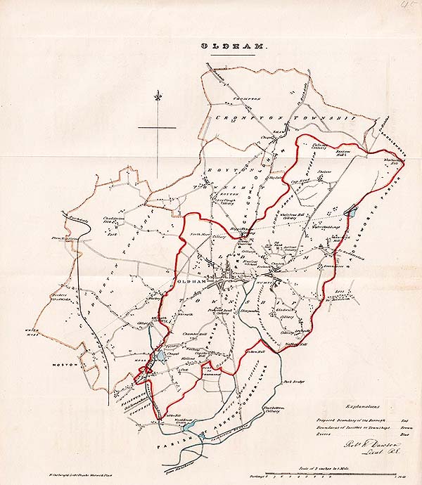 Oldham Town Plan - RK Dawson