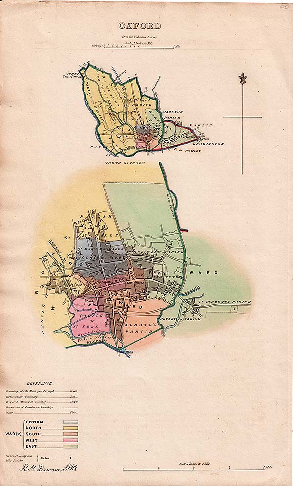 Oxford Town Plan - RK Dawson  