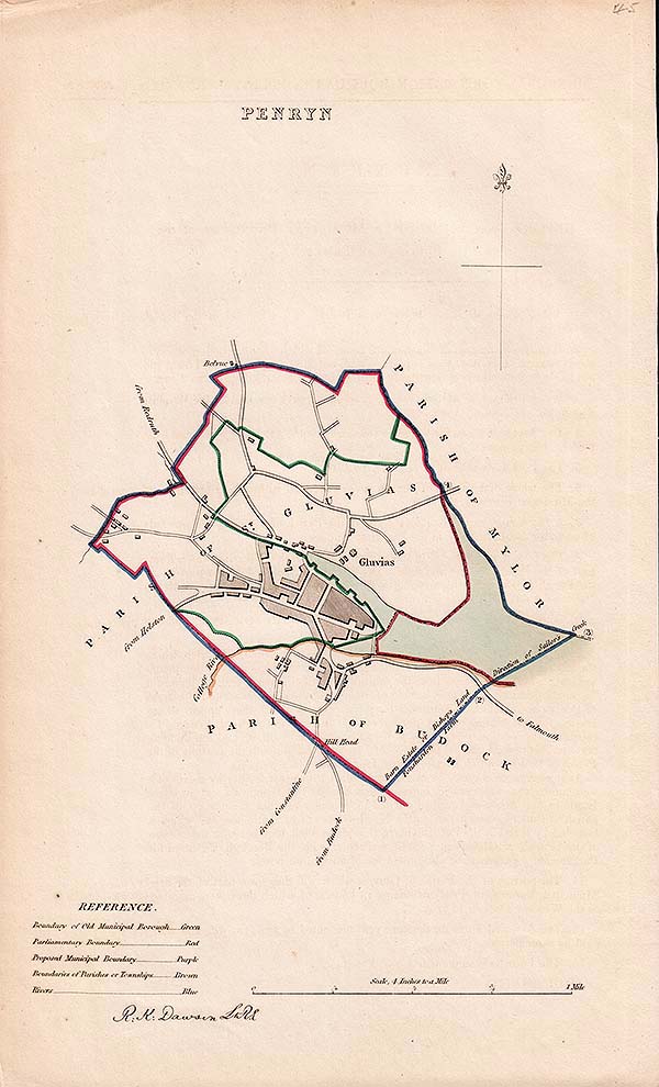 Penryn Town Plan - RK Dawson  