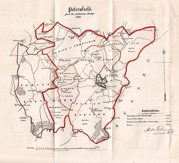 Petersfield Town Plan - RK Dawson  