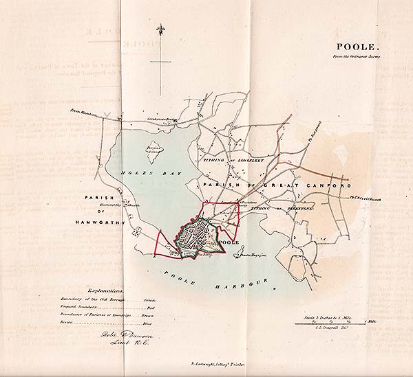 Poole Town Plan - RK Dawson  