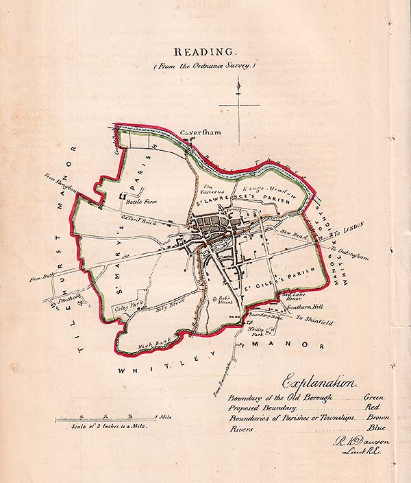 Reading Town Plan - RK Dawson  