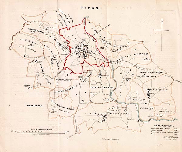 Ripon Town Plan - RK Dawson 