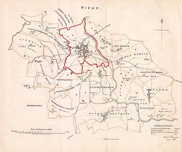 Ripon Town Plan - RK Dawson 