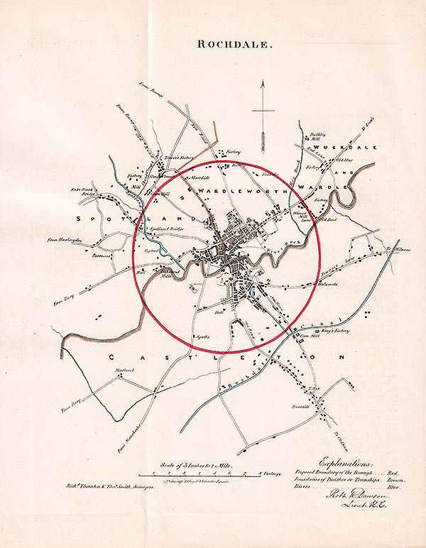 Rochdale Town Plan - RK Dawson 