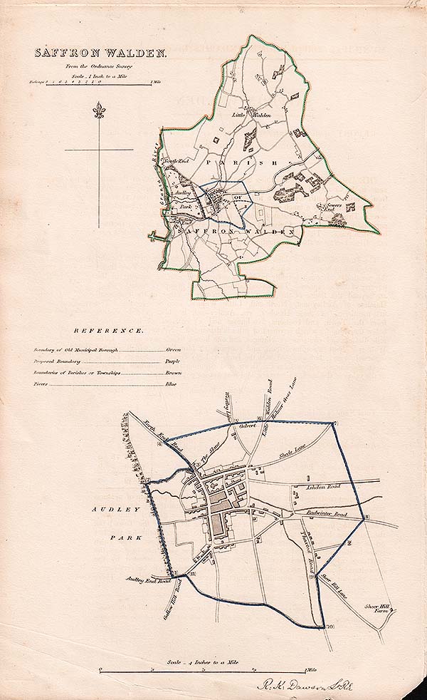Saffron Walden Town Plan - RK Dawson  