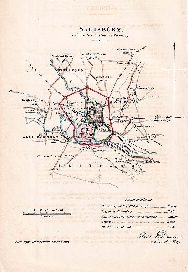 Salisbury Town Plan - RK Dawson 