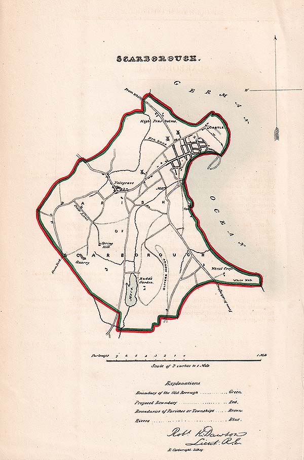 Scarborugh Town Plan - RK Dawson  