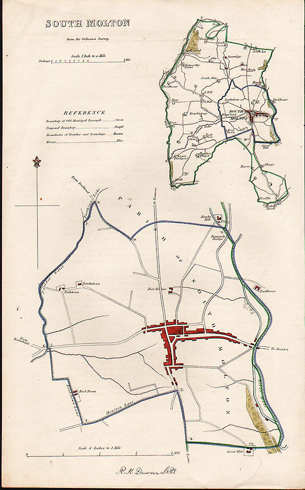 RK Dawson South Molton Town Plan