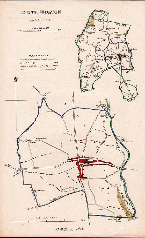 South Molton Town Plan - RK Dawson 